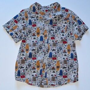 Vineyard Vines Button Down Camp Shirt - Size 7